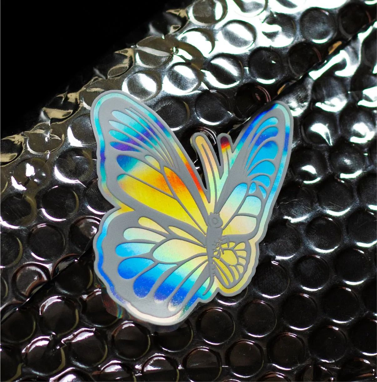 100 2.5" Custom Iridescent Holographic Stickers