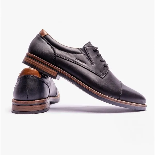 13506-00 Mens Lace-Up Shoes Black