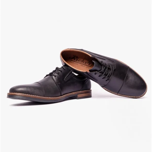 13506-00 Mens Lace-Up Shoes Black