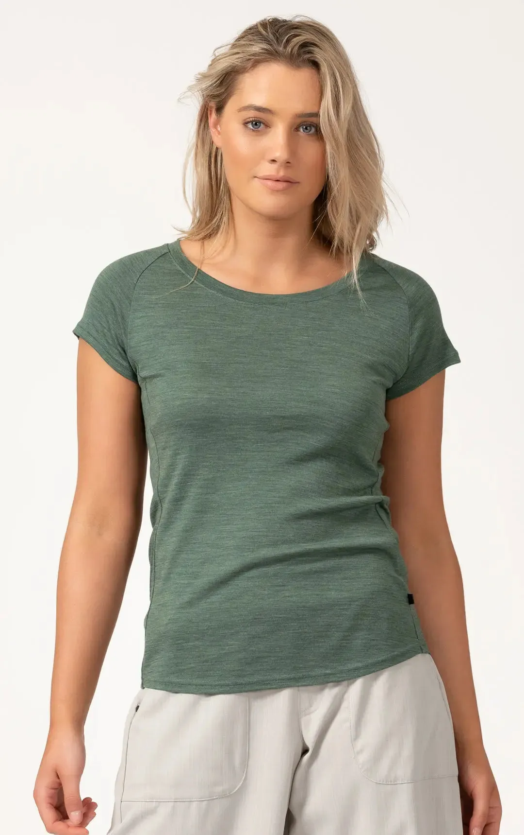 180GSM MERINO CAP SLEEVE TEE - CLEARANCE