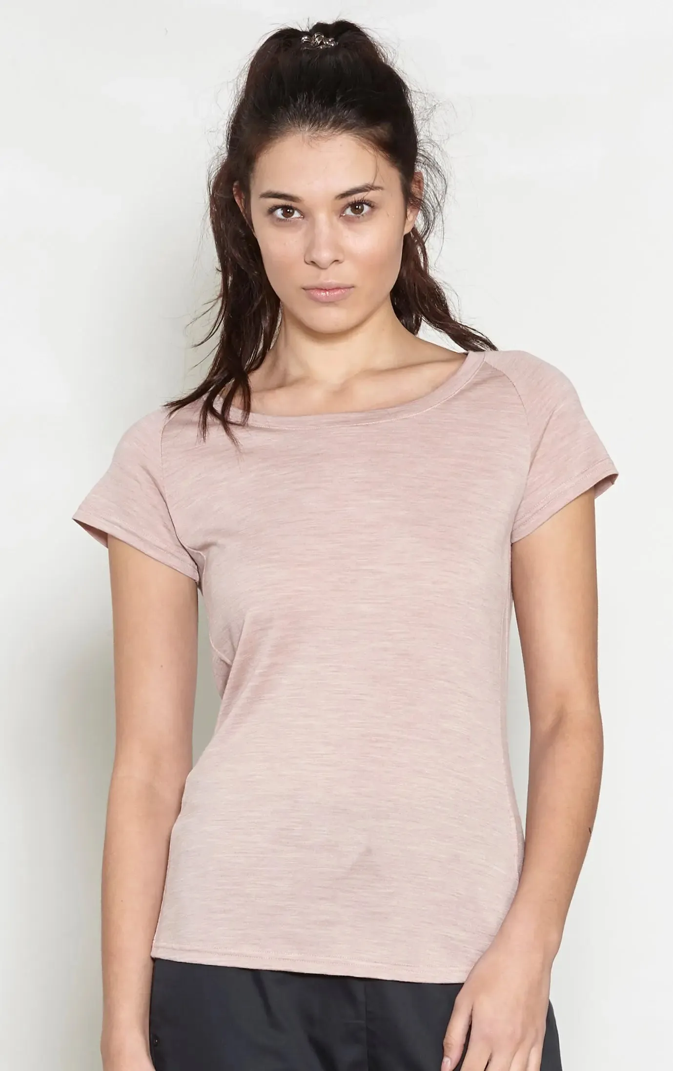 180GSM MERINO CAP SLEEVE TEE - CLEARANCE