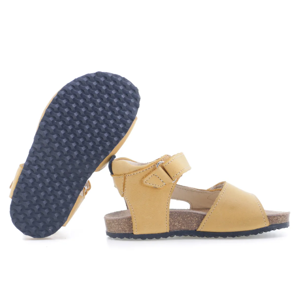 (2508-27/2509-27) Emel yellow velcro sandals