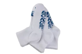 3 Pairs X Bonds Mens X-Temp Quarter Crew Socks White As8