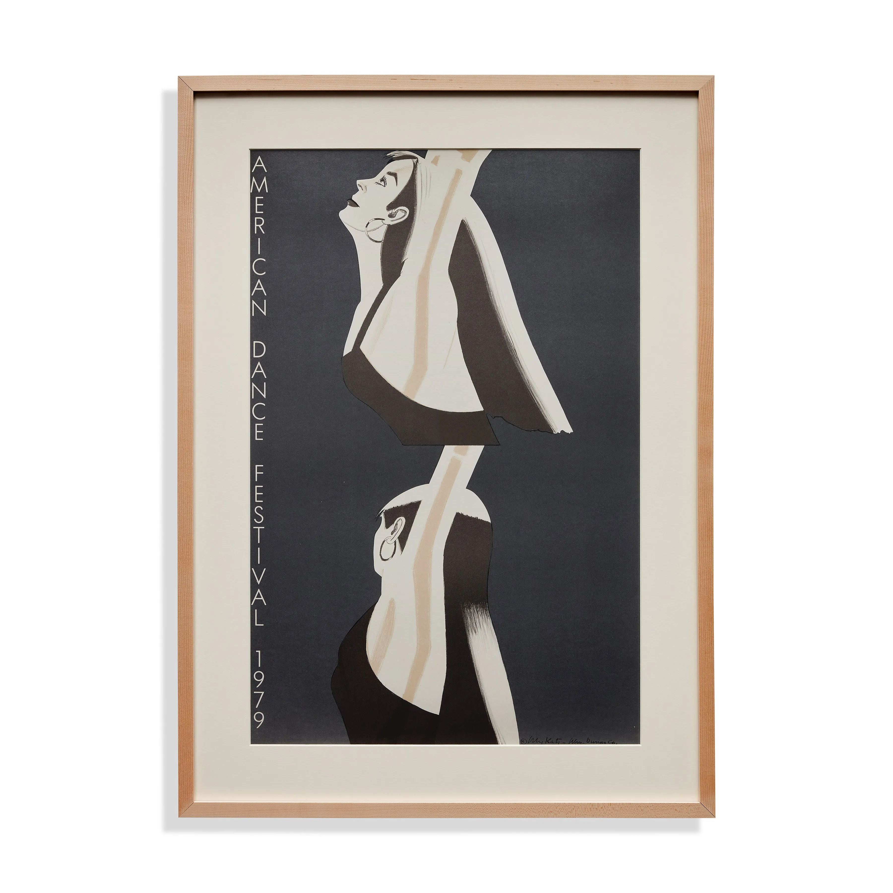 Alex Katz William Dunas Dance, Pamela-American Dance Festival Framed Poster