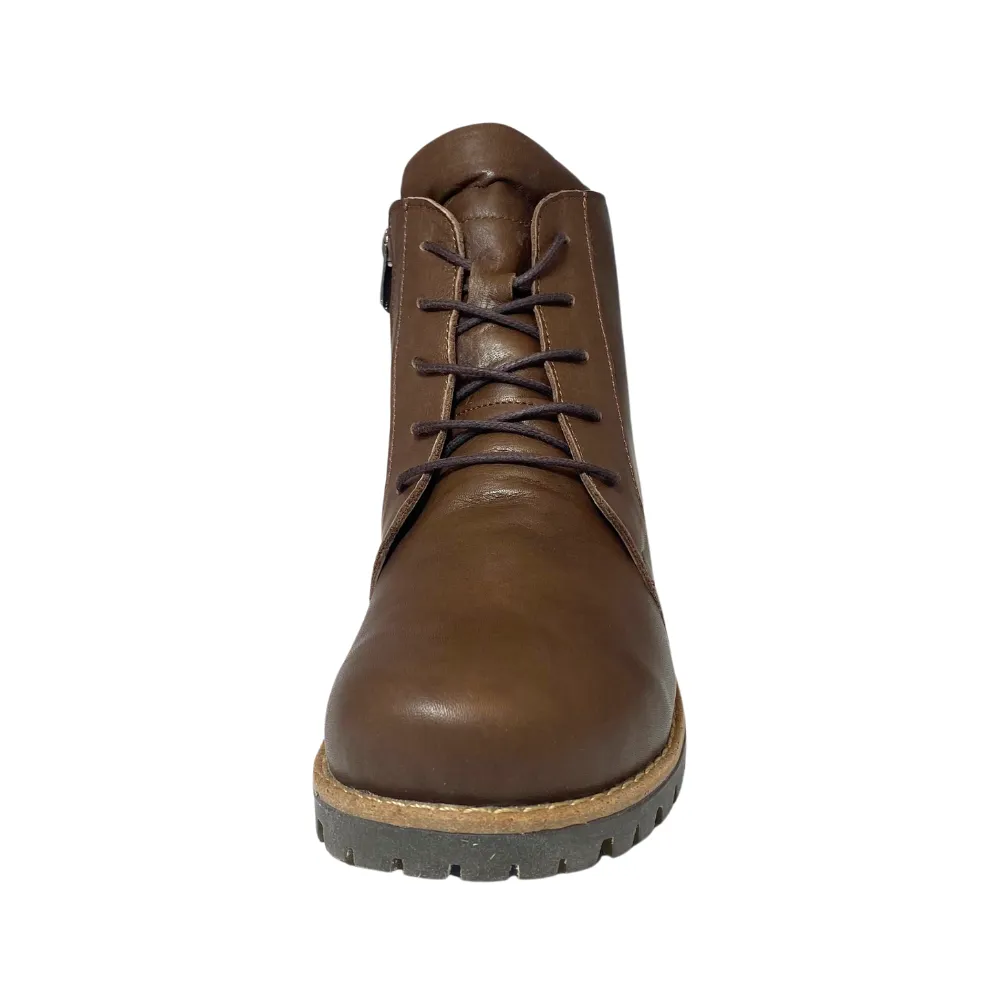 Andrea Conti Naughty Dark Brown Leather Boot (Women's)