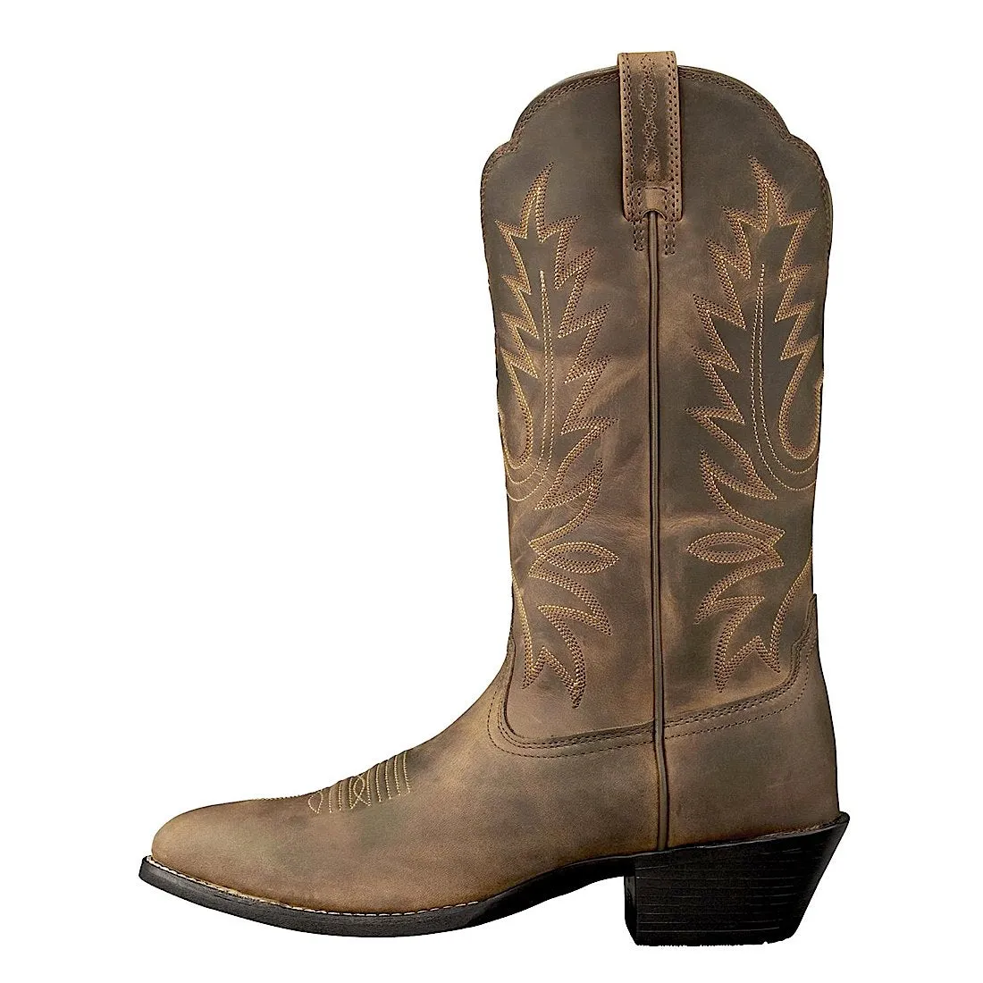 Ariat Women's Western R-Toe Distressed Brown