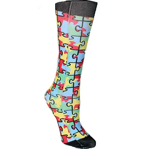 Autism Awareness Knee High Socks