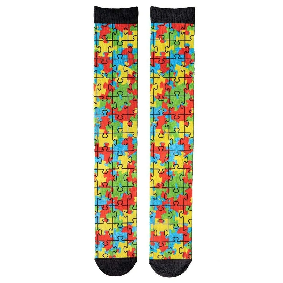 Autism Awareness Knee High Socks