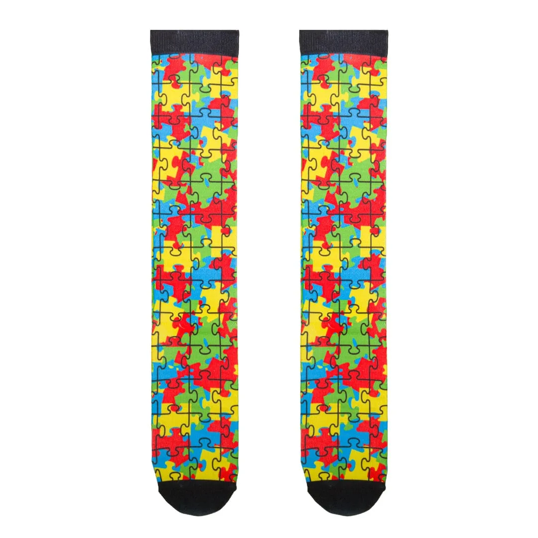 Autism Awareness Knee High Socks