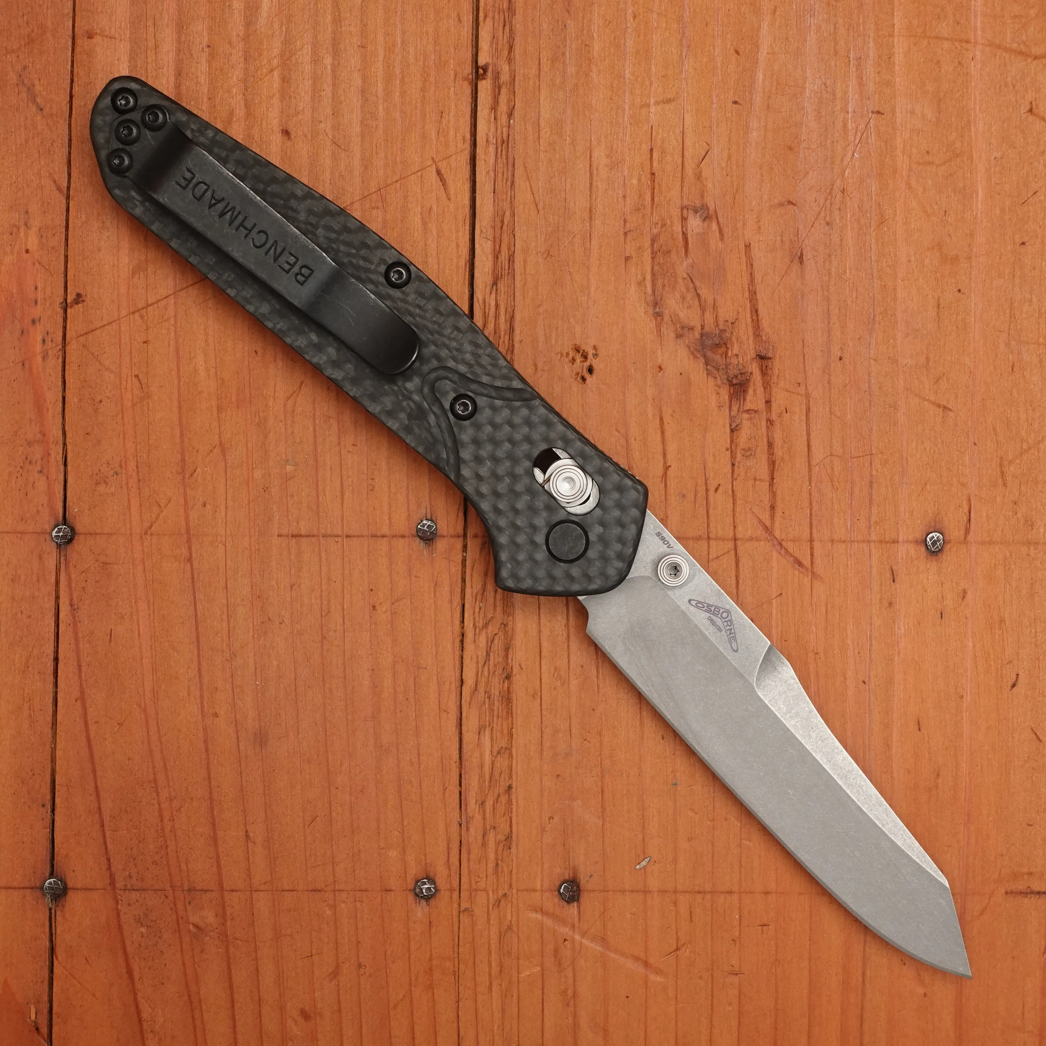 Benchmade 940-1 Osborne CPM-S90V Reverse Tanto AXIS Lock Carbon Fiber