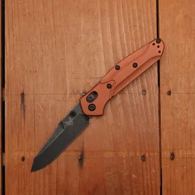 Benchmade 945BK-03 Mini Osborne Reverse Tanto CPM-S30V AXIS Lock Burnt Copper Aluminum Handle