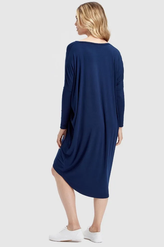 Catherine Dress - Navy