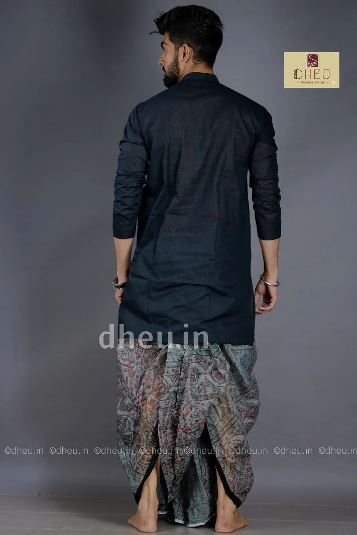 Dugga Elo-Designer Dhoti(Optional) Kurta Full Set