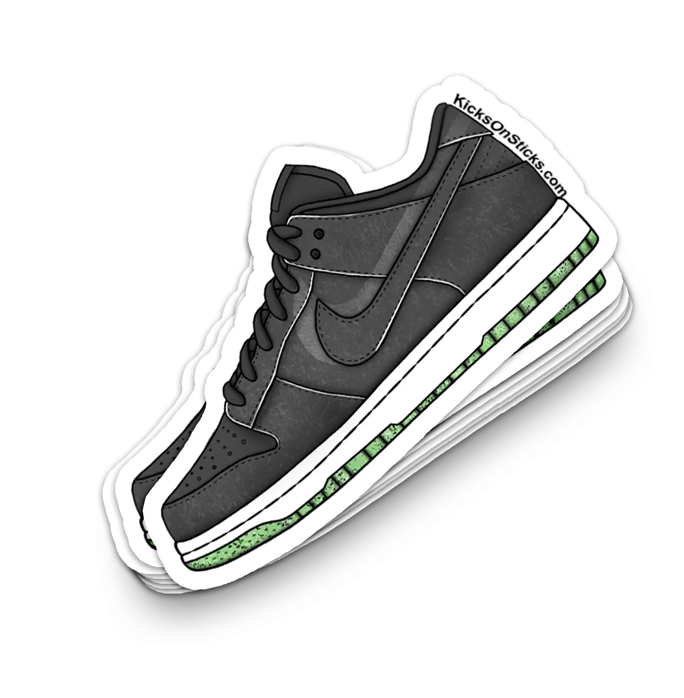 Dunk Low "Halloween 2022 Grey" Sneaker Sticker