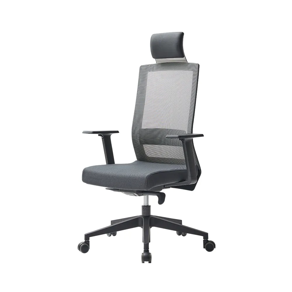 Duoflex Square Ergonomic Office Chair, Black Frame