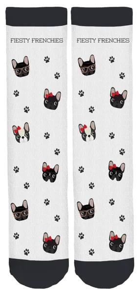 Feisty Frenchies Crew Socks