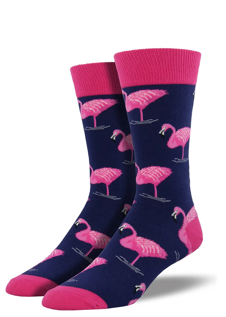 Flamingo Men's Crew Socks