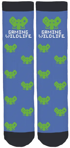 Gaming Wildlife Crew Socks