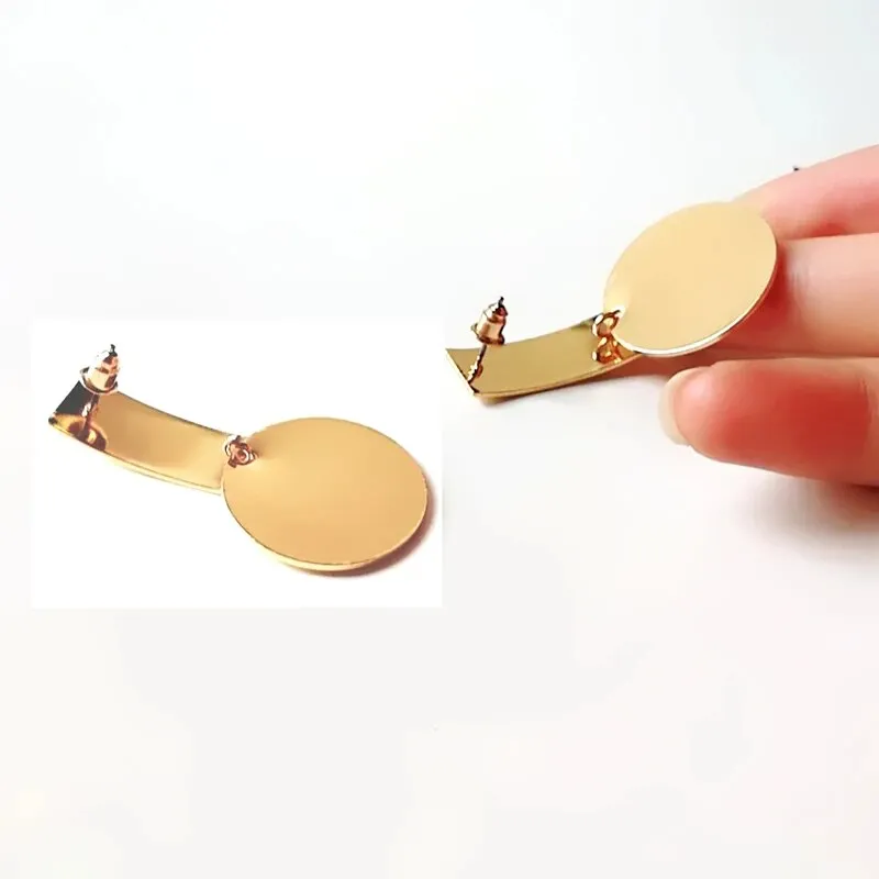 Geometric Gold Classic Women Earrings