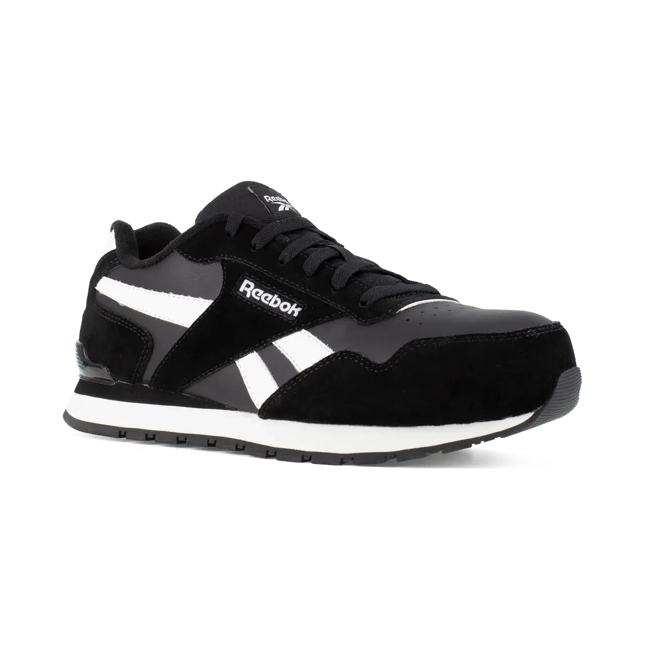 Harman Composite-Toe Athletic Work Shoe Black/White