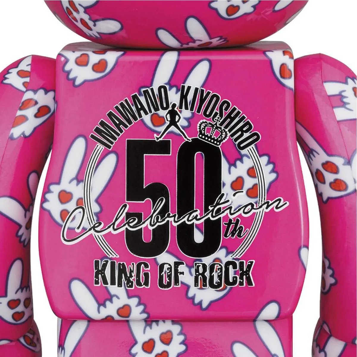   Hitohatausagi Be@rbrick 1000% 'Kiyoshiro Imawano 50th Celebration'