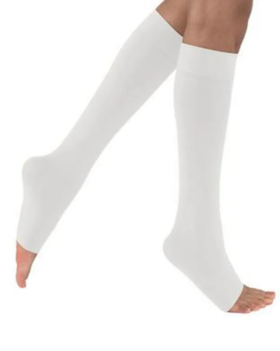 Juzo Dynamic Max Knee High Open Toe 3.5 cm Silicone Top Band 30-40 mmHg