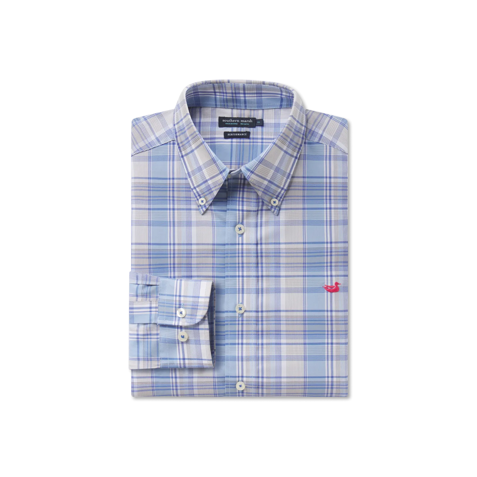 Kershaw Performance Plaid Dress Shirt