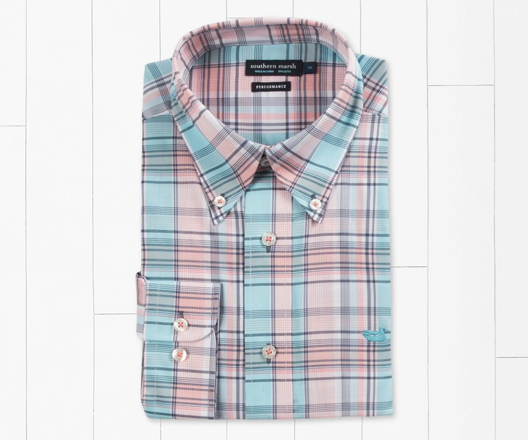 Kershaw Performance Plaid Dress Shirt