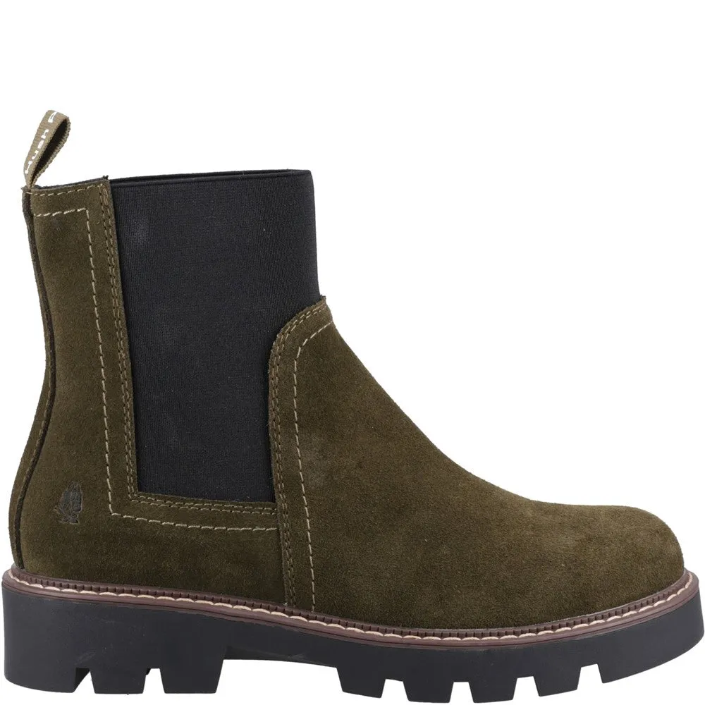 Khaki Adeline Ankle Boots