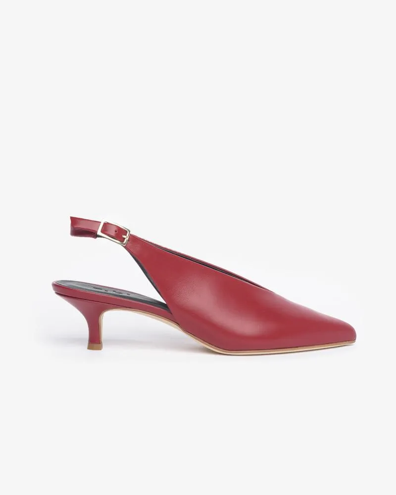 Lia Calf Shoe in Ella Red