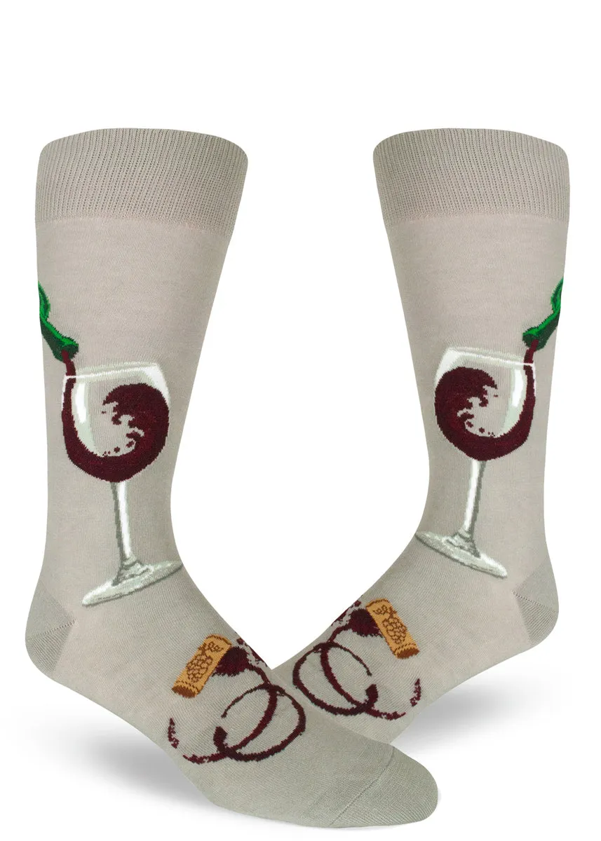 Like A Fine Wine Men's Crew Socks