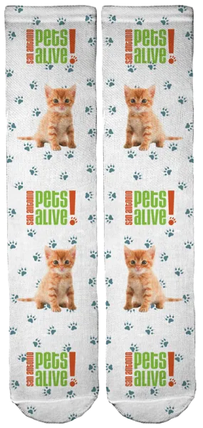 Limited Edition San Antonio Pets Alive! Crew Socks