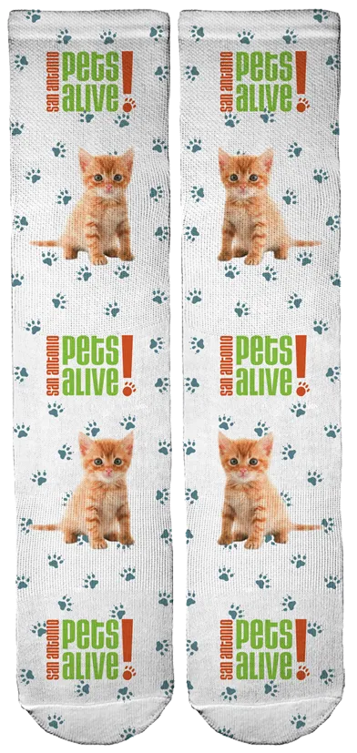 Limited Edition San Antonio Pets Alive! Crew Socks