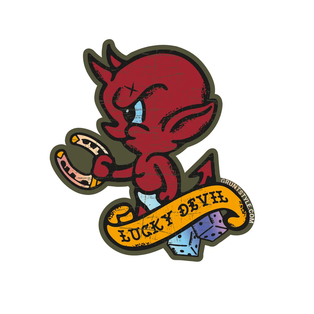 Lucky Devil Sticker