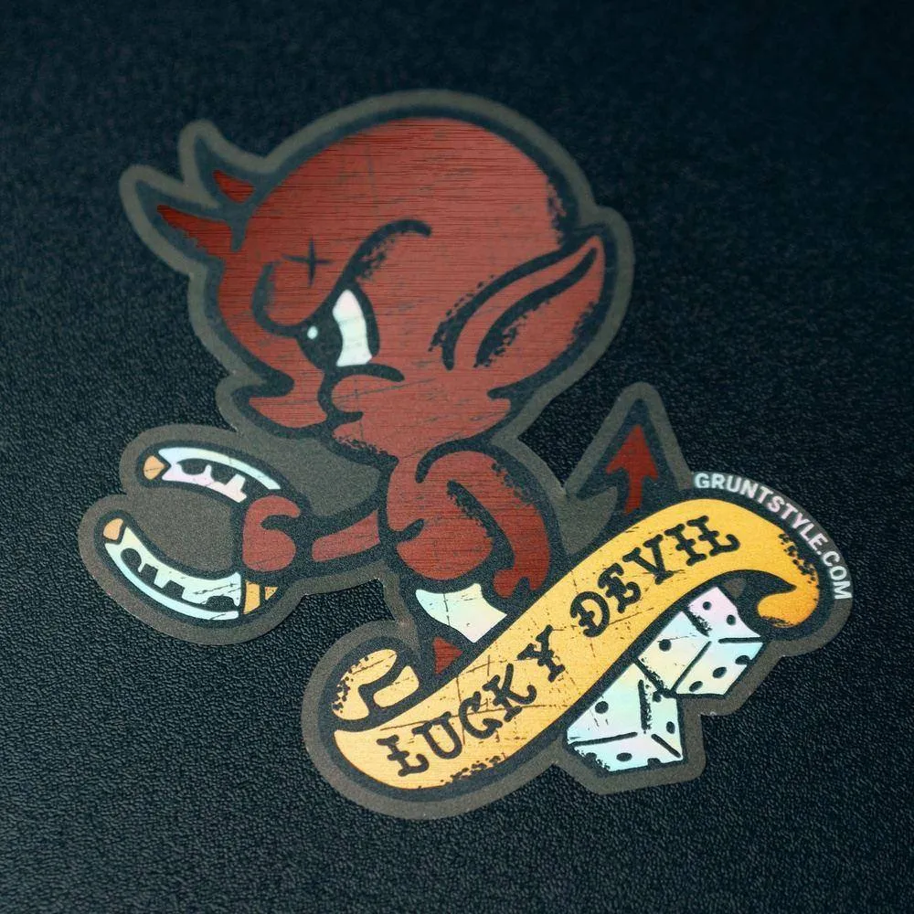 Lucky Devil Sticker