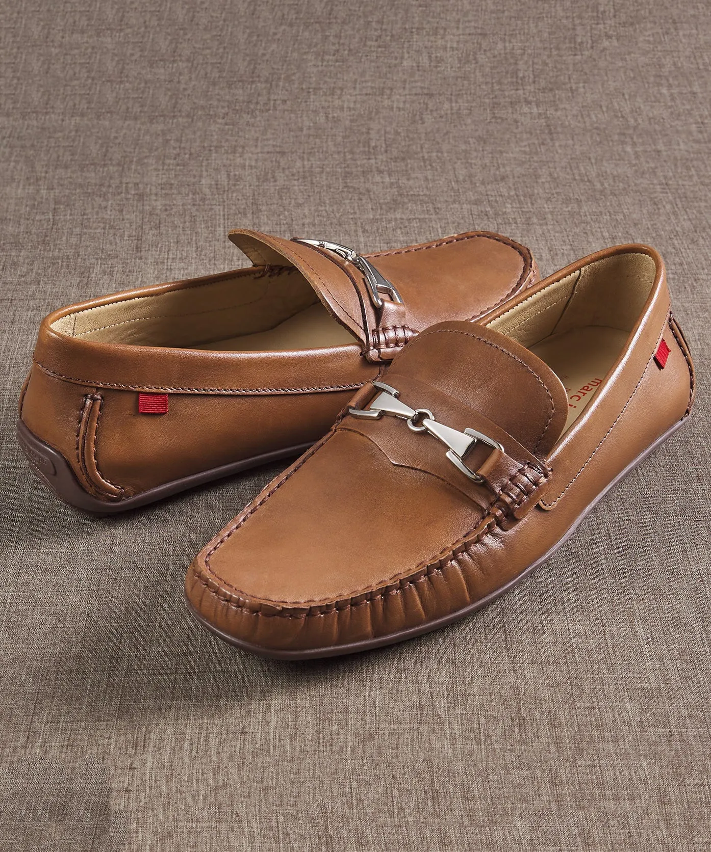 Marc Joseph Burnished Nappa Bit Loafer