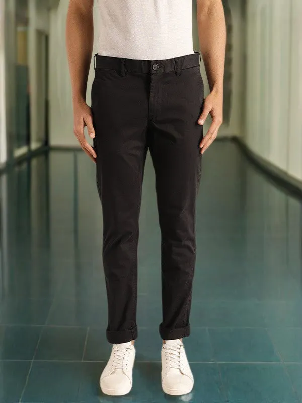 Men Brooklyn Fit Cotton Stretch Trouser