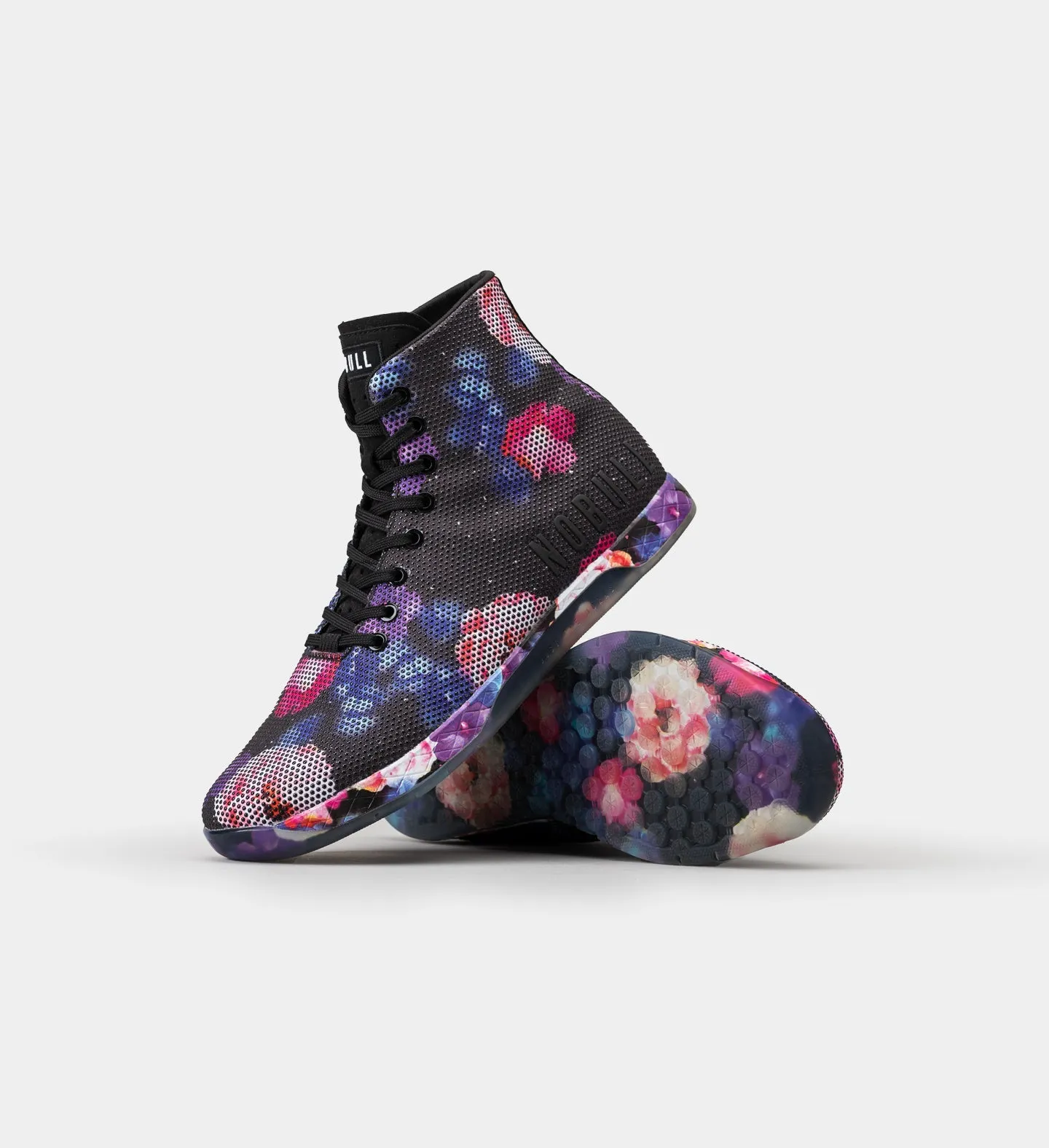 Men's Floral High-Top Trainer