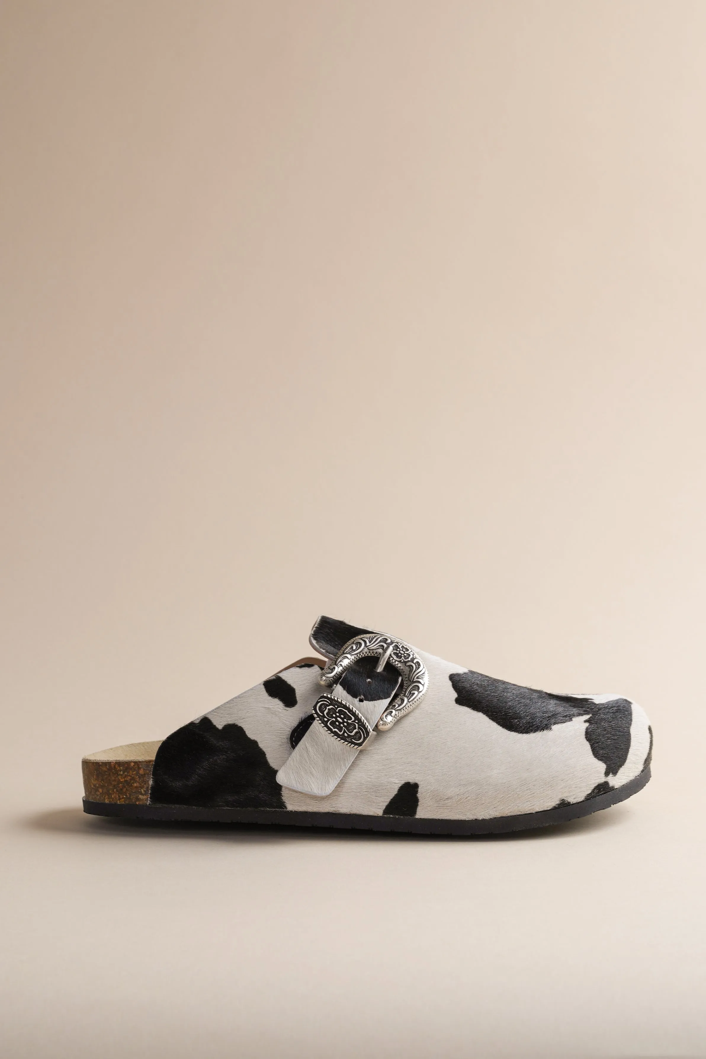 Men's Greg Shoe in Black Cow