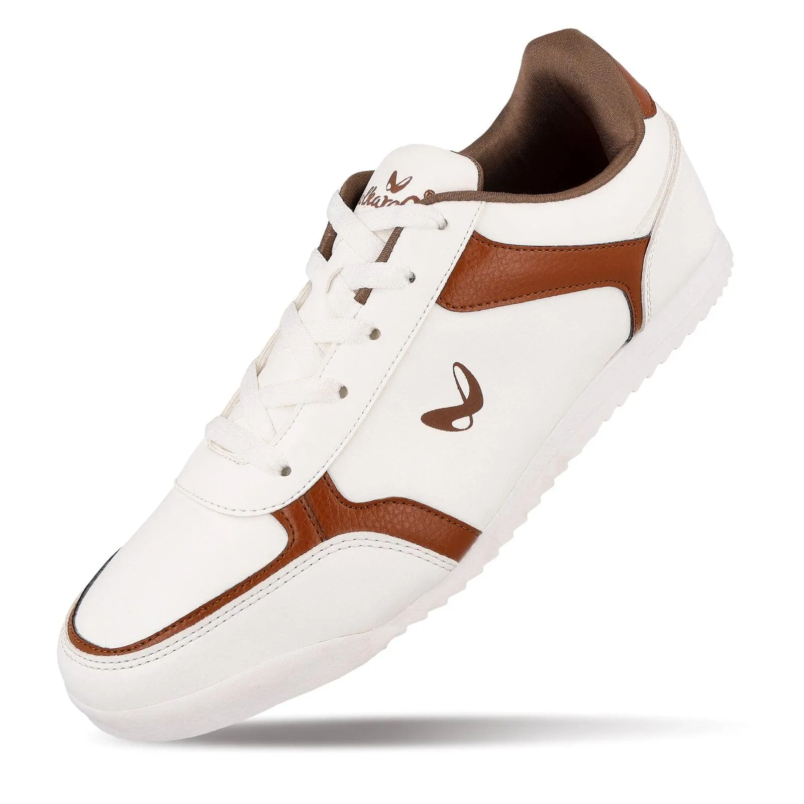 Men's Low-Top Sneakers -  WY3459 White Brown