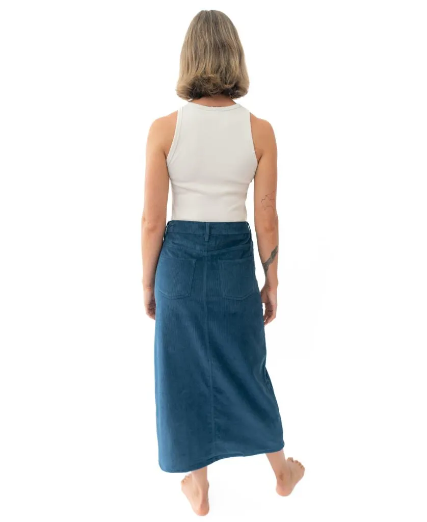 Nellie Maxi Skirt | Petrol