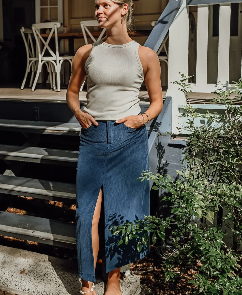 Nellie Maxi Skirt | Petrol