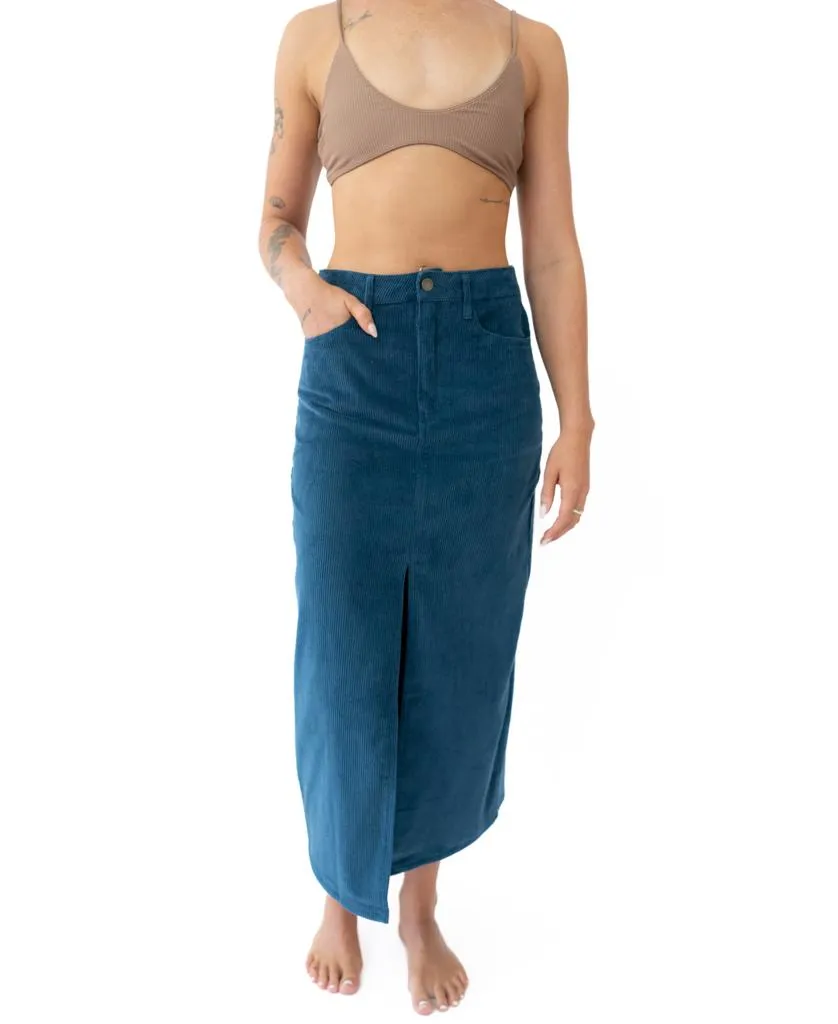 Nellie Maxi Skirt | Petrol