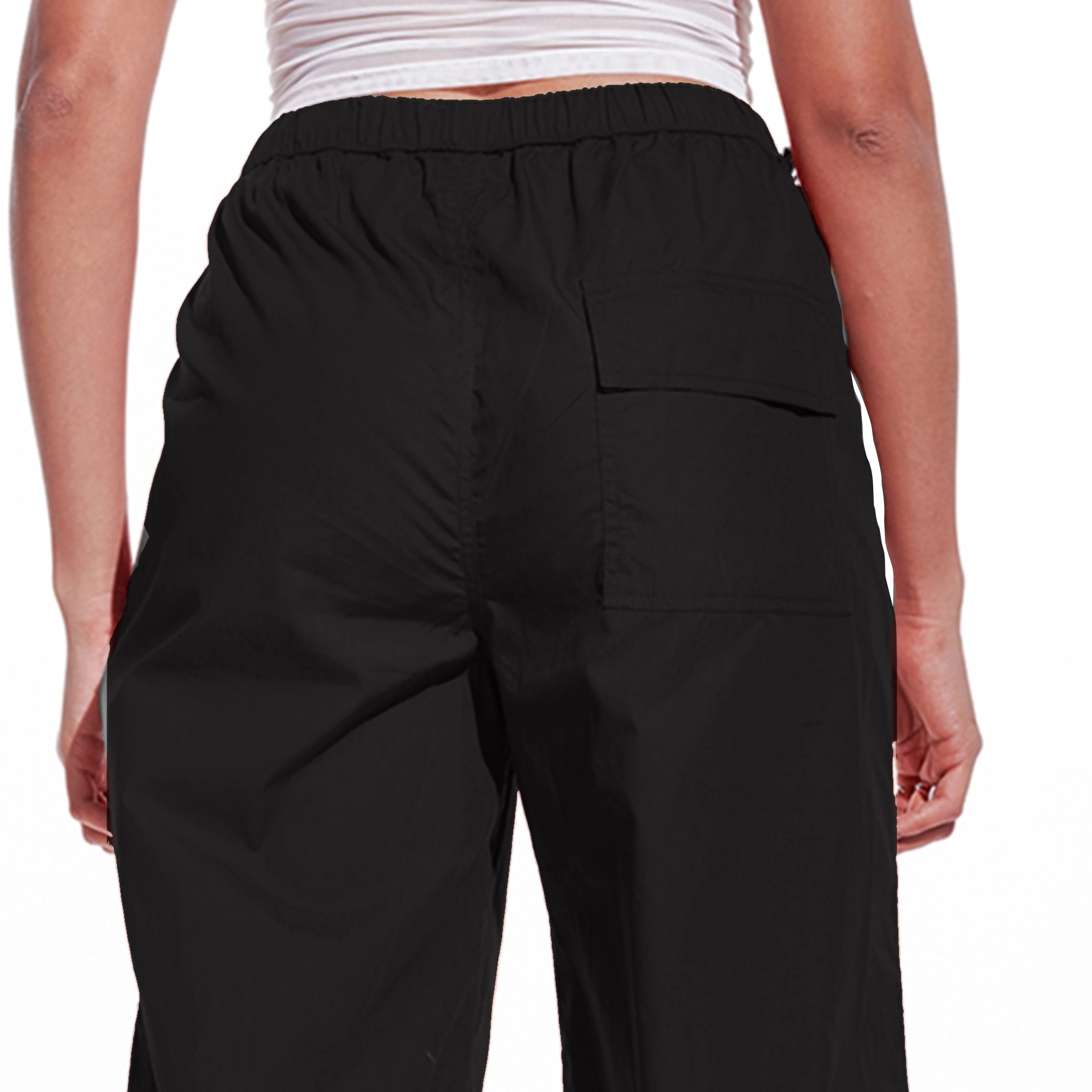 Parachute Pant Black & Brown Combo