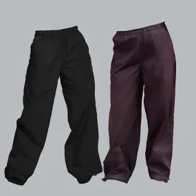 Parachute Pant Black & Brown Combo