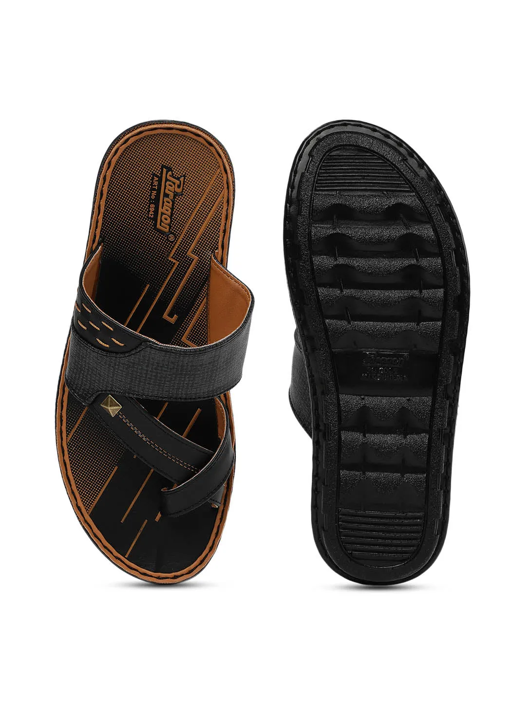 Paragon PU6942G Men Stylish Sandals | Comfortable Sandals for Daily Outdoor Use | Casual Formal Sandals with Cushioned Soles