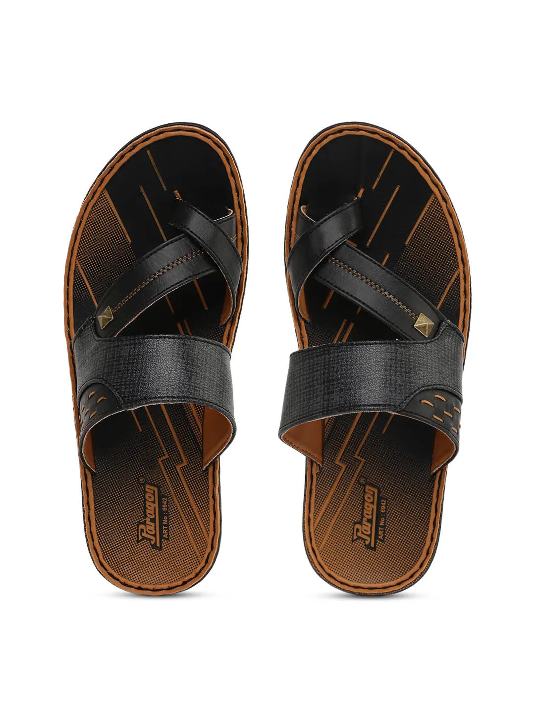 Paragon PU6942G Men Stylish Sandals | Comfortable Sandals for Daily Outdoor Use | Casual Formal Sandals with Cushioned Soles