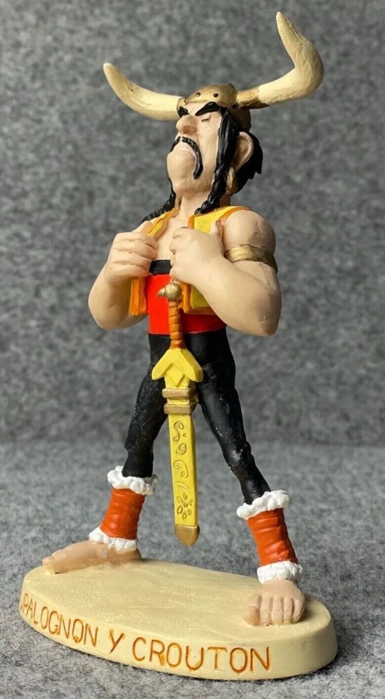 Plastoy Asterix Figurine #18 Soupalognon Y Crouton Editions Rene 15cm Model Figure