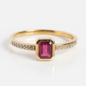 Solid Gold 2024 July Capsule Classic Ruby Ring