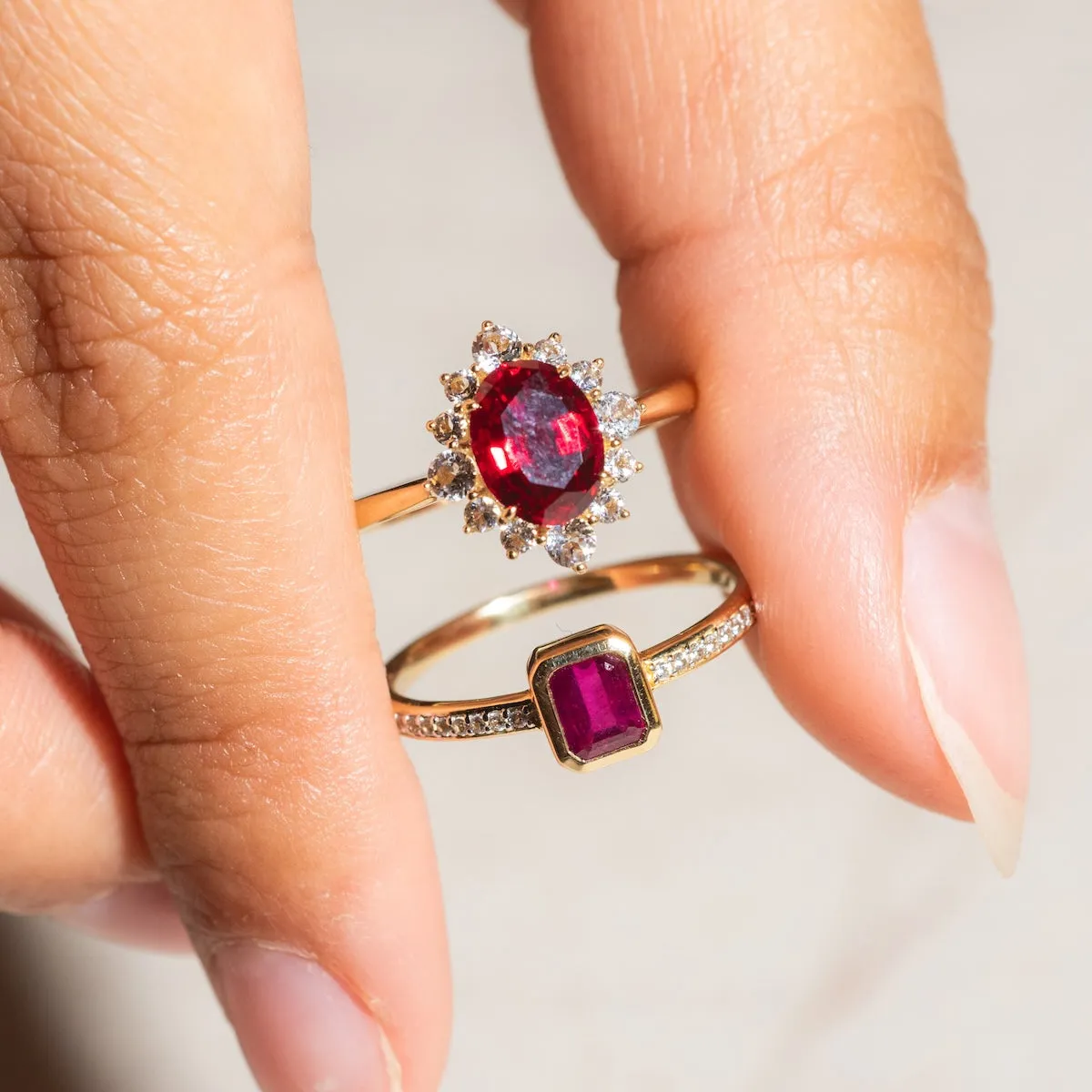 Solid Gold 2024 July Capsule Classic Ruby Ring